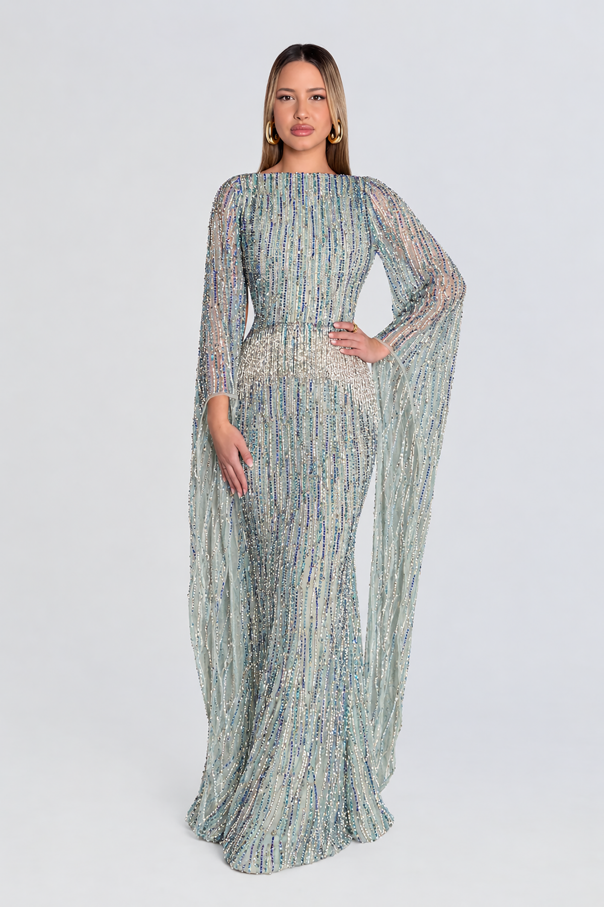 Fatima Empire Tassel Dress