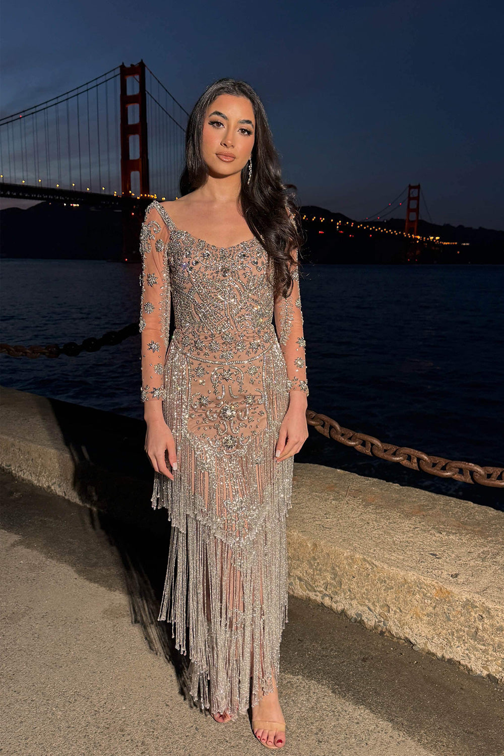 Iyza Belaar tassel-detail formal dresses